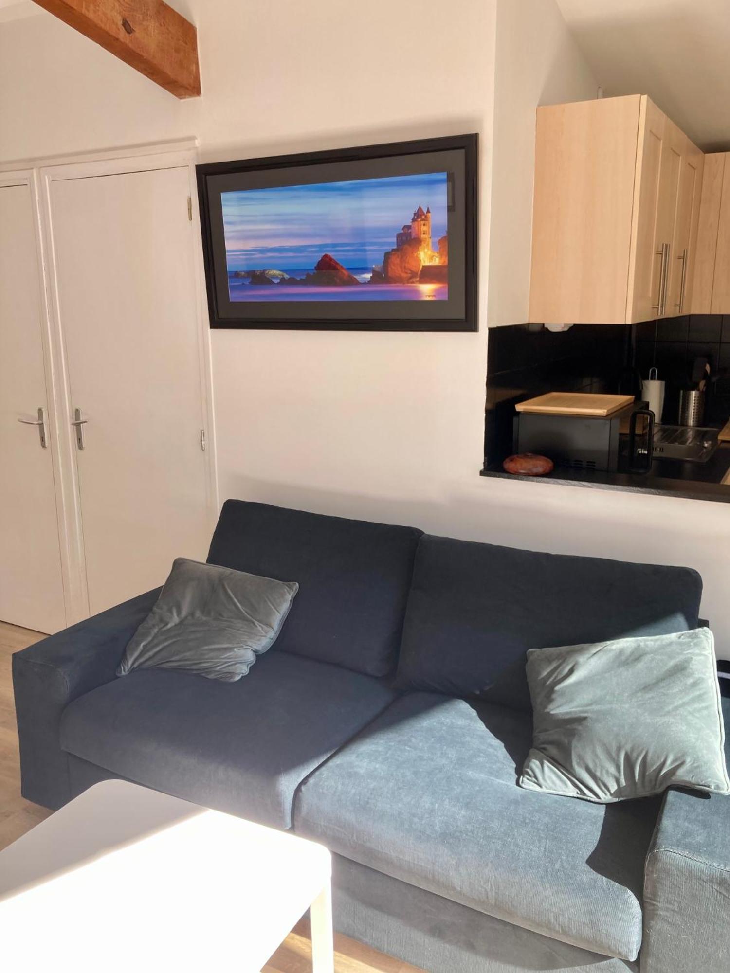 Charming 1 Bedroom Flat, Biarritz Center With Pool And Car Park מראה חיצוני תמונה