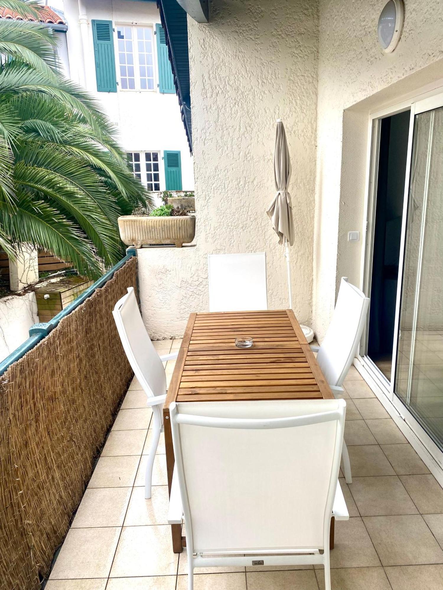 Charming 1 Bedroom Flat, Biarritz Center With Pool And Car Park מראה חיצוני תמונה