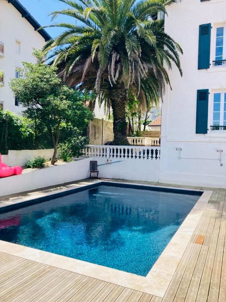 Charming 1 Bedroom Flat, Biarritz Center With Pool And Car Park מראה חיצוני תמונה